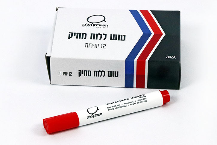 טוש סימון ללוח מחיק W-2012A ראש קטום