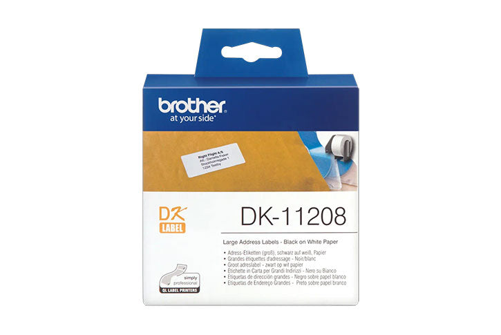 Paper labels and accessories for the Brother DK-11208 series
