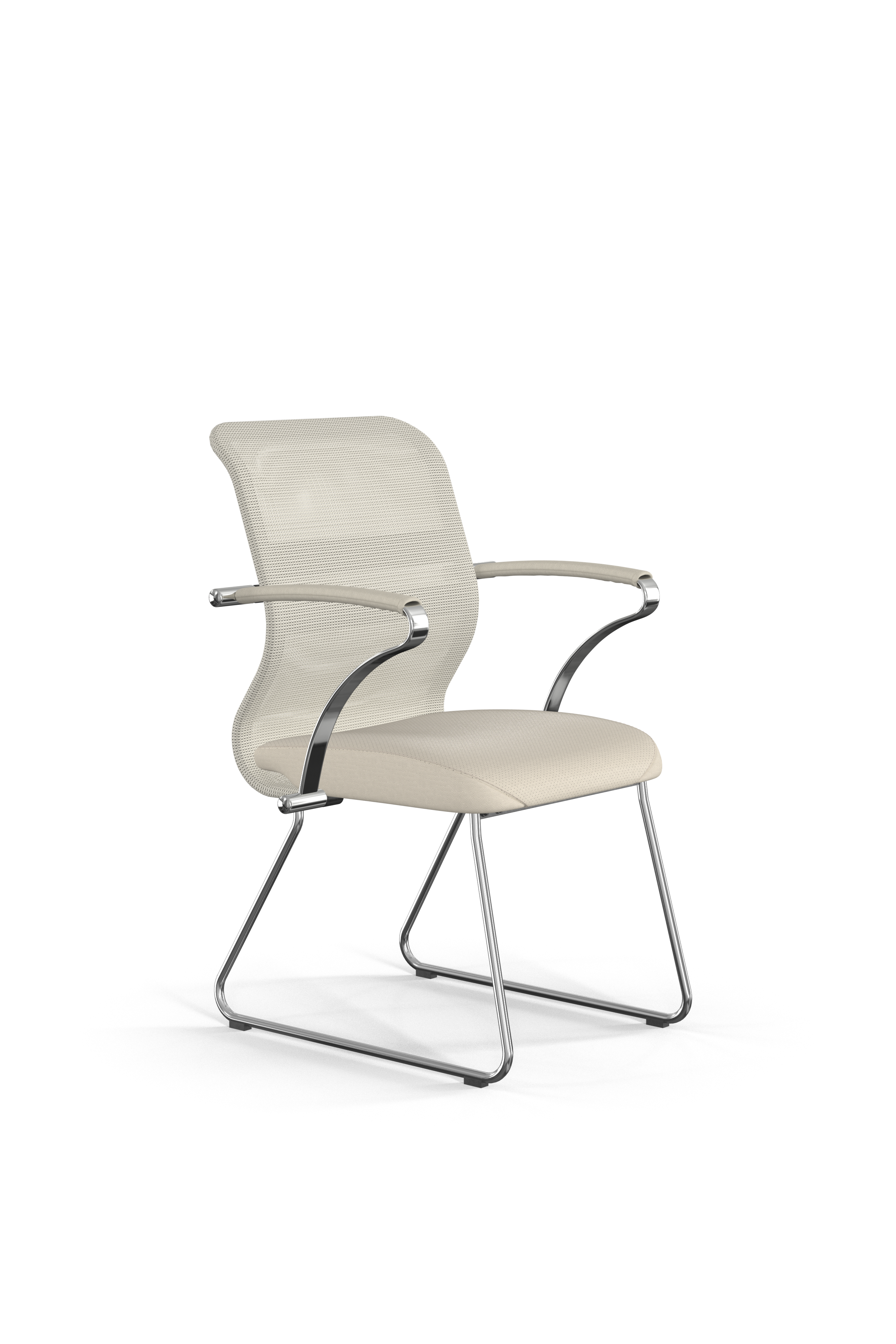 כיסא אורח/המתנה  Metta 11B.5D.1.6A4 צבע שמנת/לבן