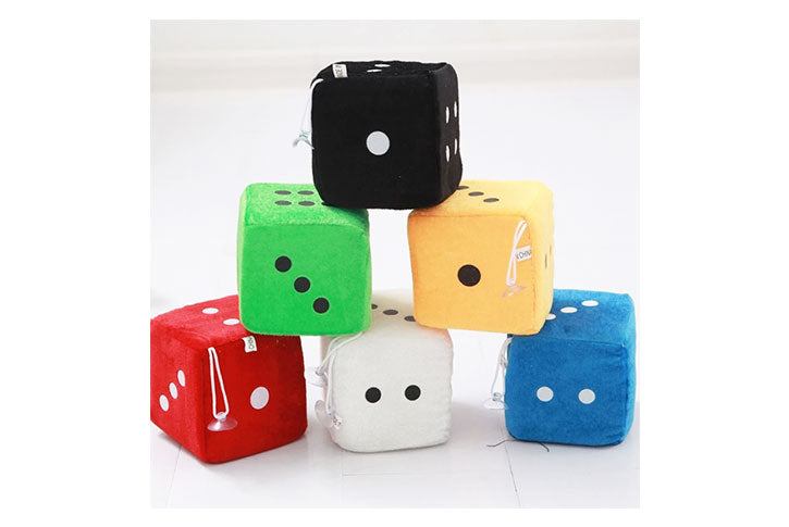 Game cube - fabric-coated sponge - approx. 10 cm