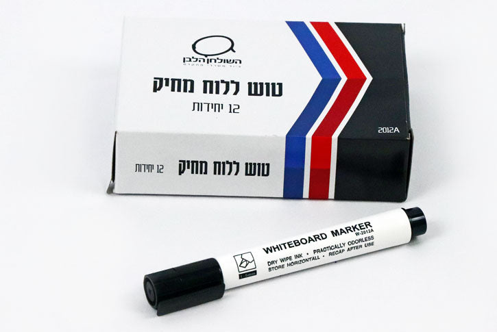 טוש סימון ללוח מחיק W-2012A ראש קטום