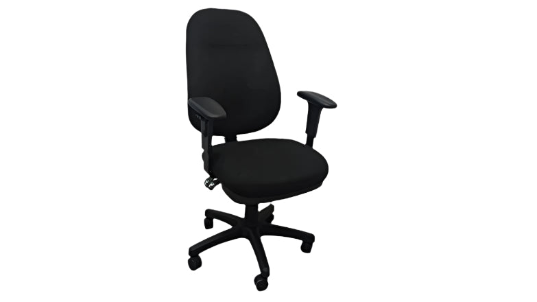 Miron Office Chair - Adjustable Armrests PU Dark Brown