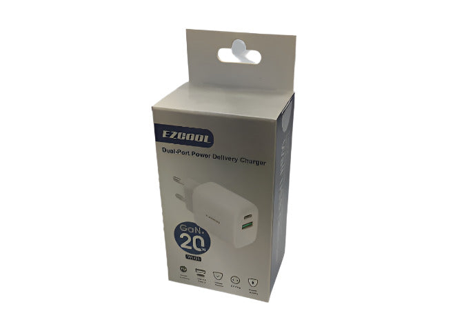 شاحن منزلي EZCOOL بقوة 20 واط