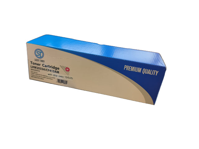 حبر أرجواني متوافق مع الشريحة (HP 415A (W2033A)) لحوالي 2100 صفحة