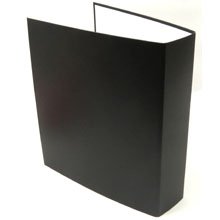 קלסר פלסטי גב 8- 4 טבעות D שחור