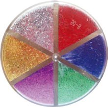 אבקת נוצצים - במלחיה -6 צבעים