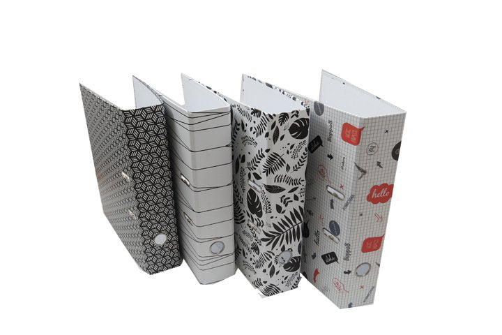 קלסר משרדי מעוצב קווים גרפים