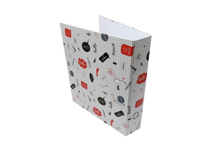 קלסר משרדי מעוצב קווים גרפים