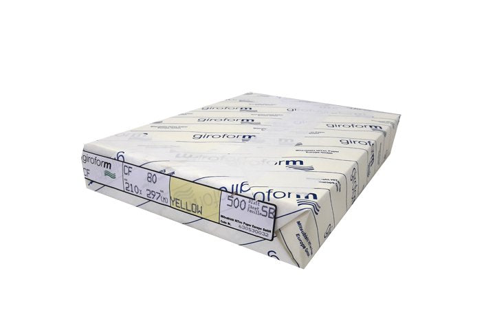 נייר כימי A4 למדפסות לייזר - צהוב תחתון