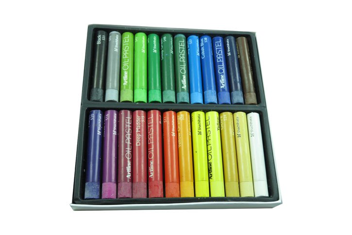 צבעי פסטל-שמן Artline (פנדה)-24 צבעים