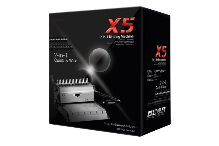 מכשיר כריכה משולב ספירלים X5