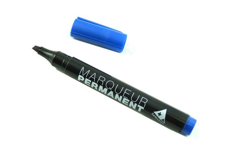 טוש פרמננטי SELECTION ראש קטום - כחול