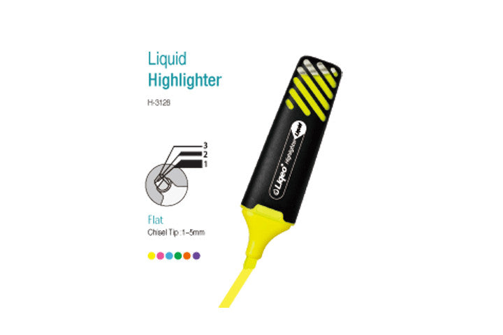 עט הדגשה נוזלי השולחן הלבן H-3128