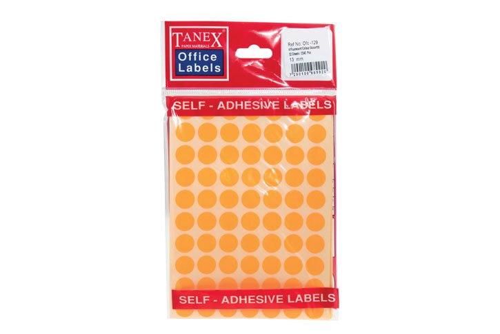 דפי מדבקות עגול זוהר מעורב