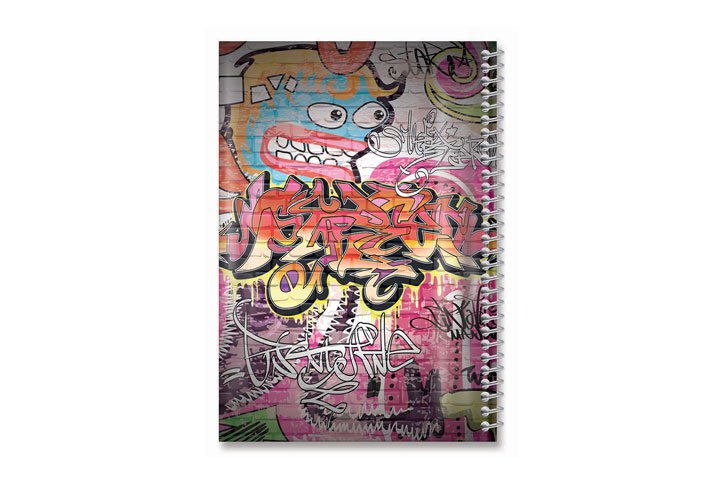 מחברת ספירלה PP -גרפיטי