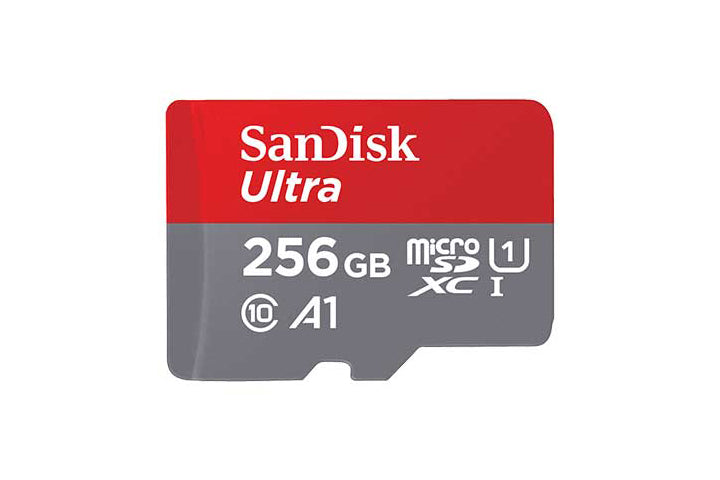 כרטיס זיכרון  SanDisk micro SD SDSQUNS-256G-GN6MN Class 10 מהירות 80