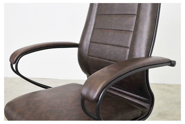 כסא מנהל/ת גב גבוה METTA Set 28 חום כהה