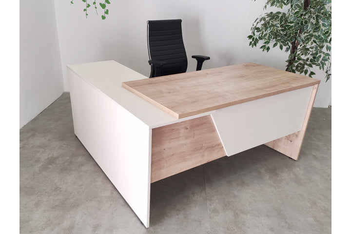 שולחן משרדי עם שלוחה 180 ס``מ EDUSSA צבע safirmesse