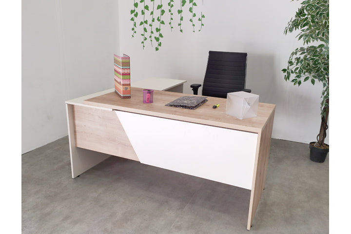 שולחן משרדי עם שלוחה 180 ס``מ EDUSSA צבע safirmesse