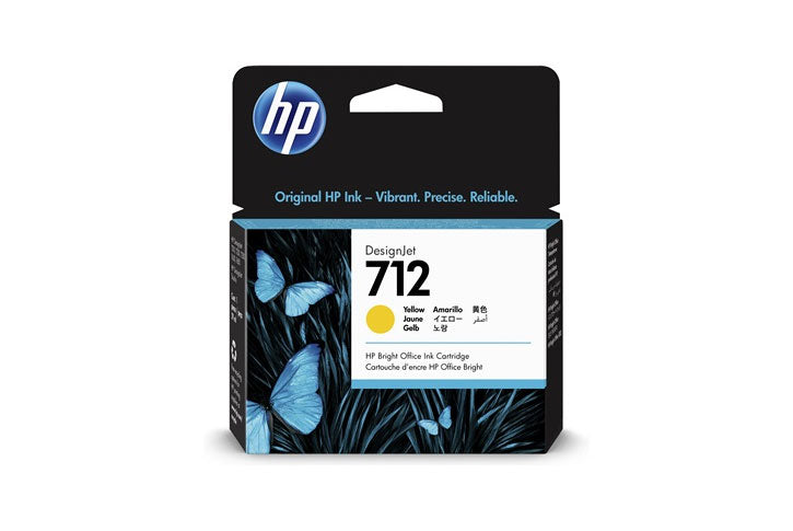 ראש דיו מילוי צהוב מקורי HP 712 29ml 3ED69A