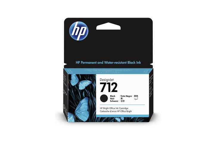 ראש דיו מילוי שחור מקורי HP 712 38ml 3ED70A