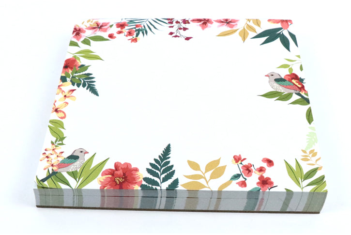 פנקס מרובע דגם ציפורים