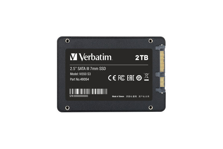 כונן קשיח פנימי Verbatim Vi550 S3 2.5 Inch 2TB SSD SATA III
