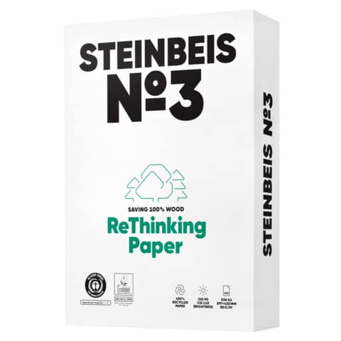 נייר צילום ממוחזר 100% Steinbeis Purewhite