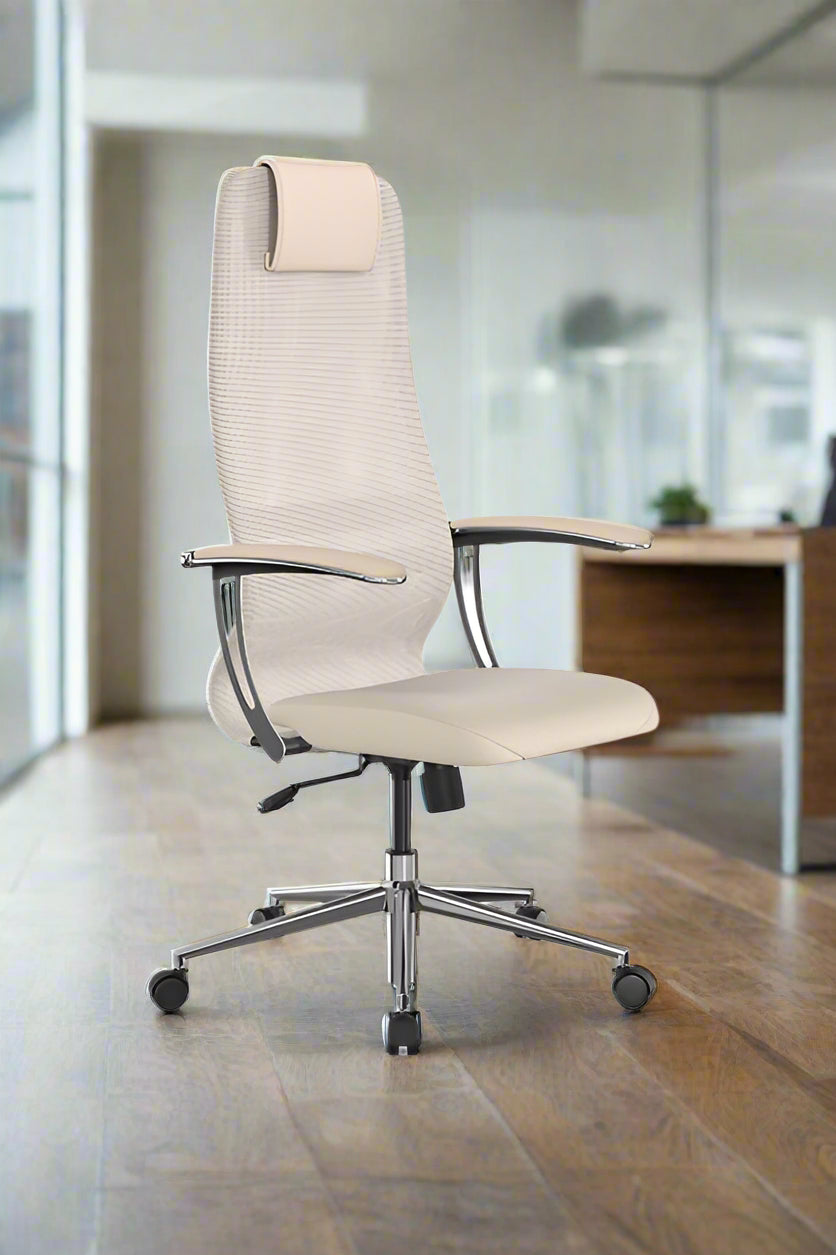 Metta SET Ergonomic Mesh Office Chair Cream White 3 B5.1E.1.263