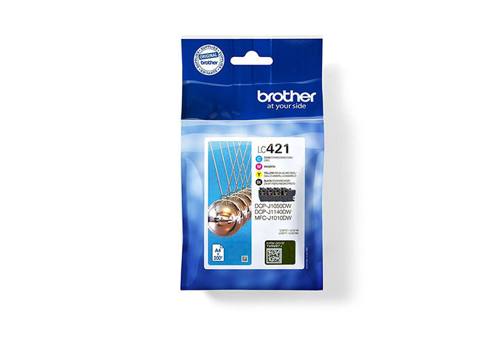 מארז קומבו ראשי דיו מקוריים  BROTHER LC421