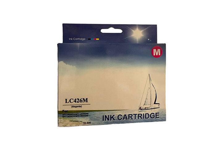 خرطوشة حبر أرجوانية متوافقة مع طابعة BROTHER LC426M