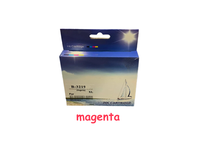 خرطوشة حبر أرجوانية متوافقة مع طابعة BROTHER LC3219XL M