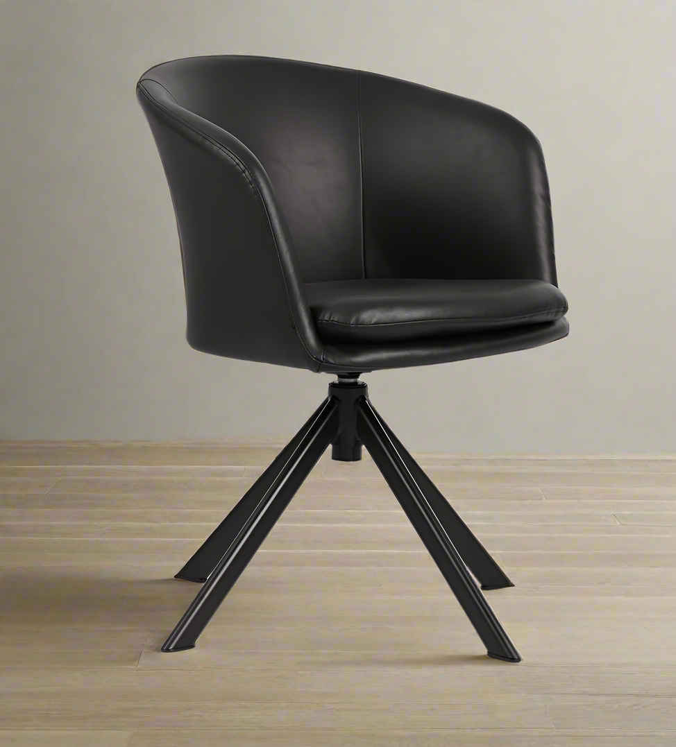 Swivel corner chair 9-219A Faux leather