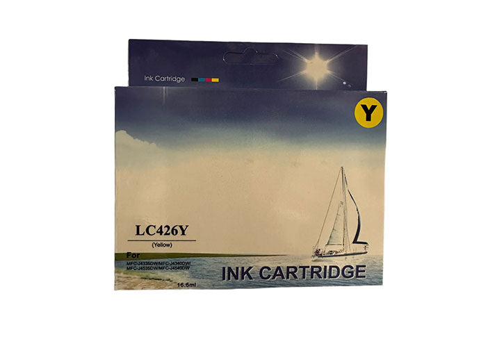 خرطوشة حبر صفراء متوافقة مع BROTHER LC426Y