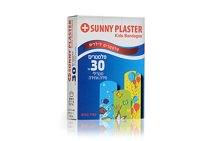 פלסטר צבעוני 30 יחידות