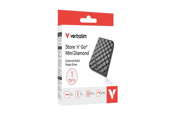 Verbatim Store 'n' Go Mini Diamond USB‑C 2TB Black