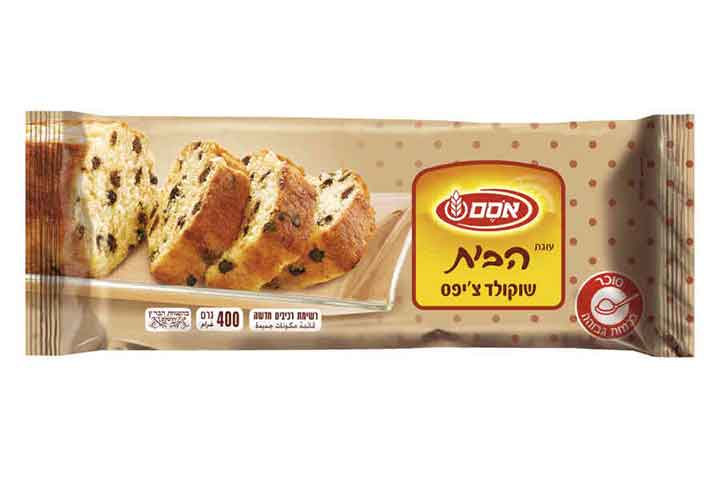 עוגת הבית אסם -שוקולד ציפס