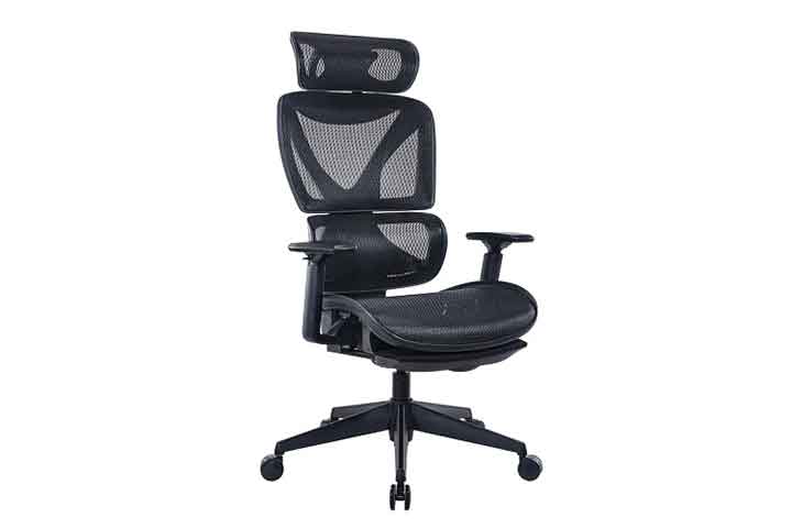 כיסא מנהלים ארגונומי MWMS700 מבית MIRACASE שלד אפור