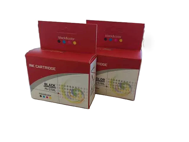זוג ראשי דיו CANON תואמים PG-575XL+CL-576XL