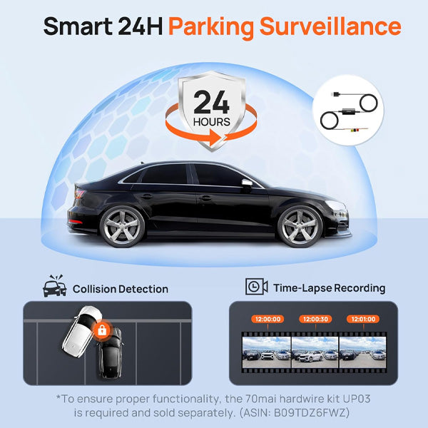 מצלמת רכב חכמה 70mai Dash Cam M310