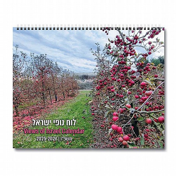24X30 Calendar Israeli Landscapes 2025-2026