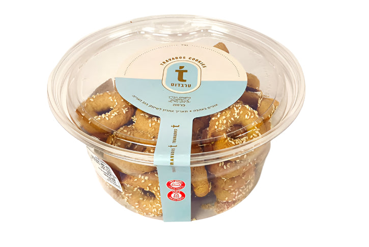 עוגיות עגולות מלוח מזרחי 500 גרם , עוגיות טרבדוס