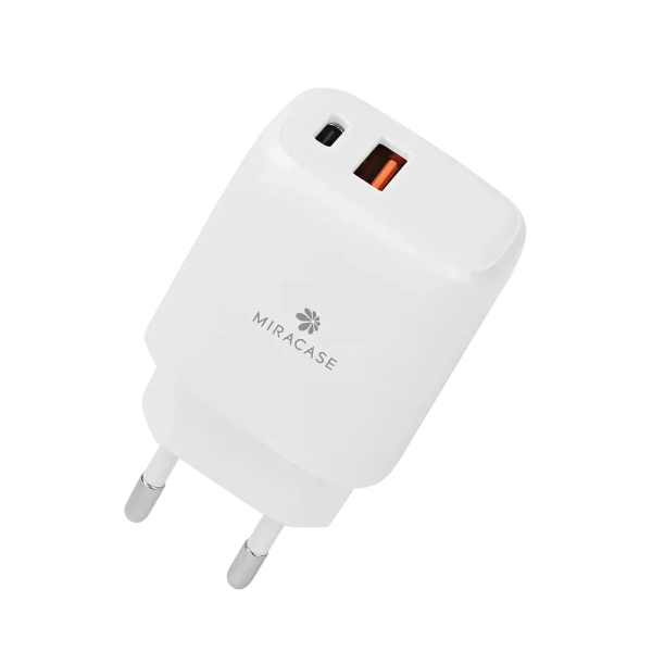 מטען קיר 25W עם כבל universal דגם MWC25PQ מבית MIRACASE