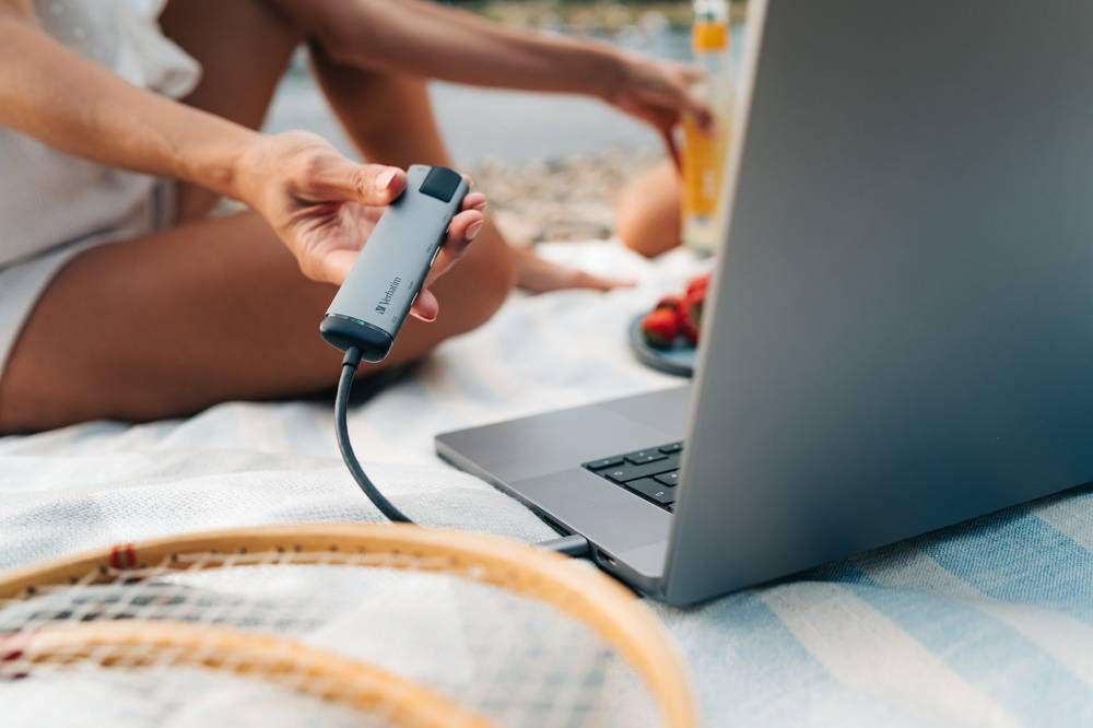 מתאם מפצל VERBATIM USB-C™ MULTIPORT HUB USB 3.1 GEN1 / U3.0 / HDMI