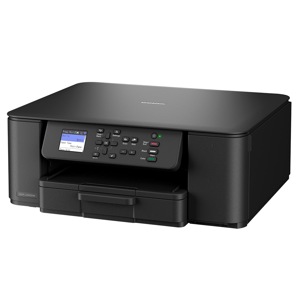 DCP-J1310DW מדפסת הזרקת דיו קומפקטית אלחוטית 3 ב-1