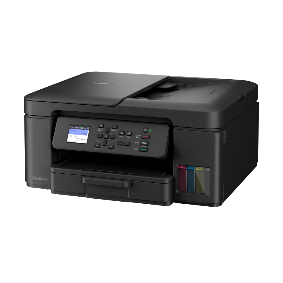 מדפסת דיו אלחוטית משולבת 3 ב-1 Brother Tankbenefit DCP-T780DW