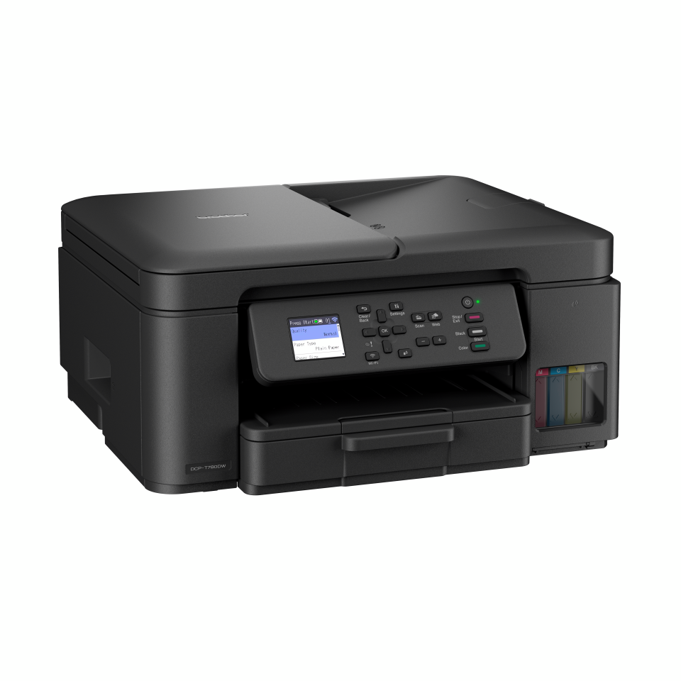 מדפסת דיו אלחוטית משולבת 3 ב-1 Brother Tankbenefit DCP-T780DW