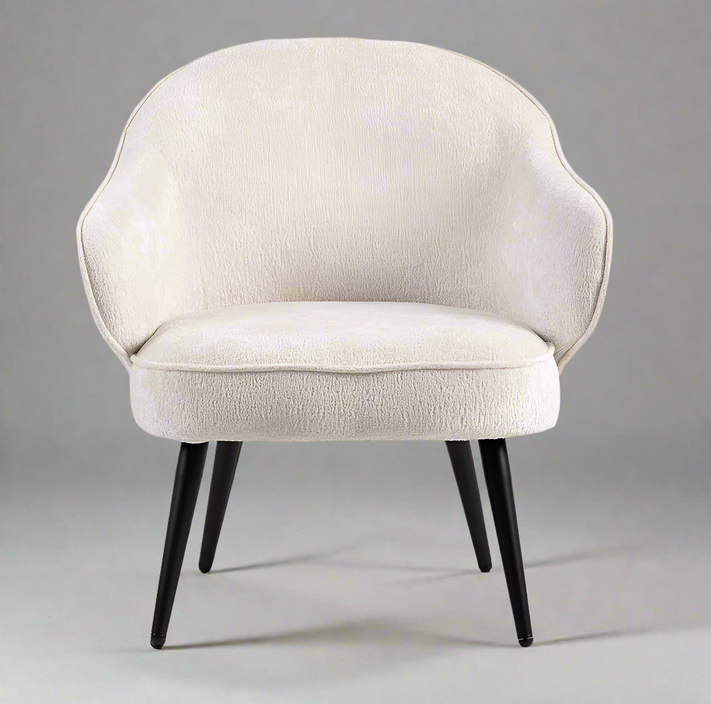 Single armchair for sitting area, velvet upholstery FS-50