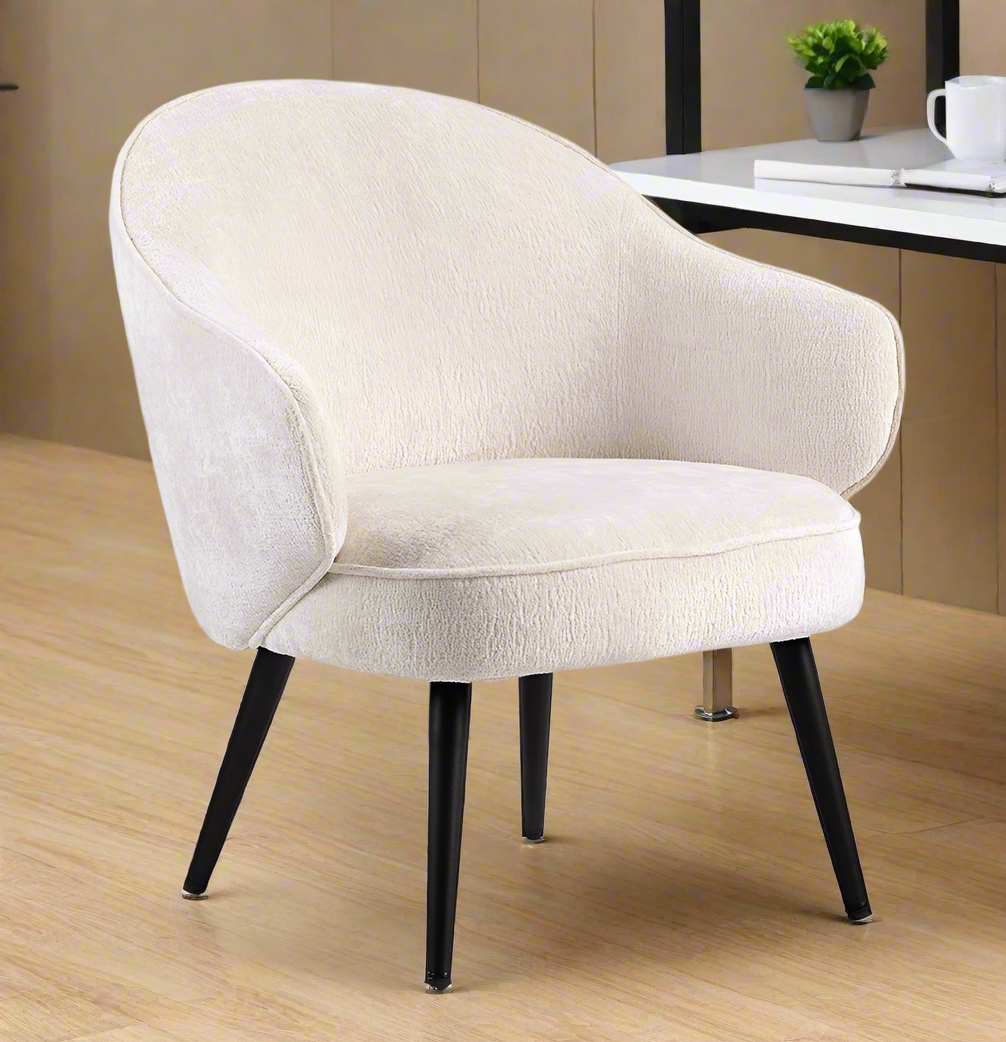 Single armchair for sitting area, velvet upholstery FS-50