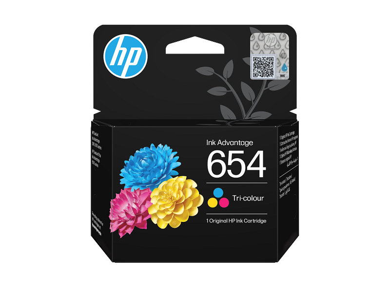 ראש דיו צבעוני  HP 654 7FP38UE